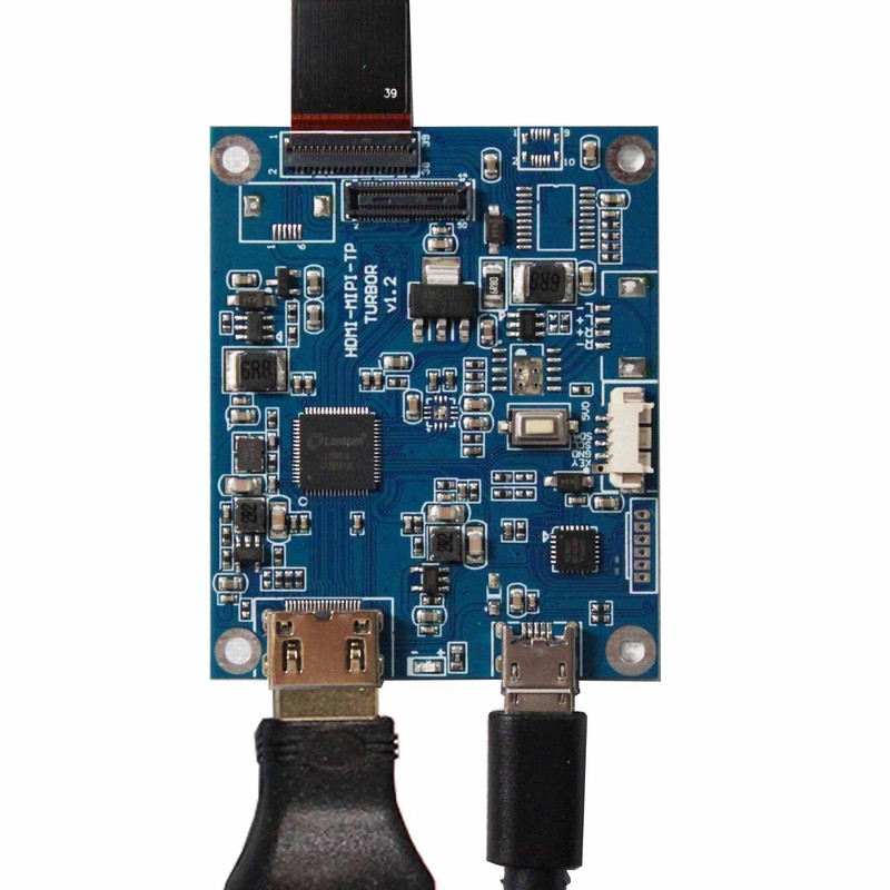 VSDISPLAY 3.4 inch 800x800 IPS 330nit Round LCD Screen and