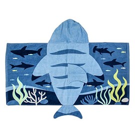 Stephen Joseph boys HOODED TOWEL, Shark, 46 X24 US