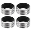 uxcell 4Ps Wine Bottle Collars, Stainless Steel Wine Drip Rings