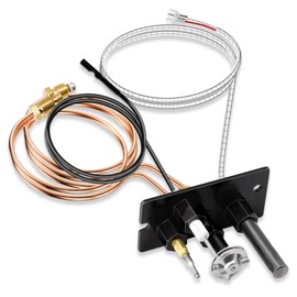 Criditpid 10002265 Propane Gas (LP) Pilot Assembly Replacement Parts for Majestic, Monessen, Temco, and Vermont Castings Fireplaces and Stoves, SRV10002265 3-Way SIT Pilot Assembly with Thermocouple