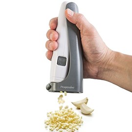 PrepWorks - Cortador de ajo de acero inoxidable para cubos perfectos, fácil de usar, mango ergonómico, apto para lavaplatos, sin BPA