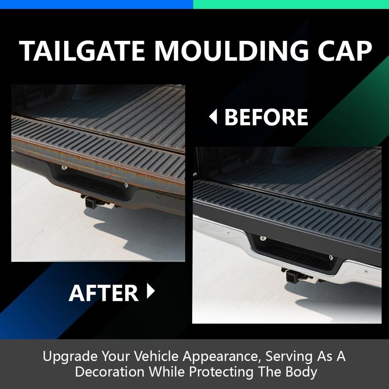 G-PLUS Tailgate Molding Cap Top Protector Molding Trim 61" Compatible