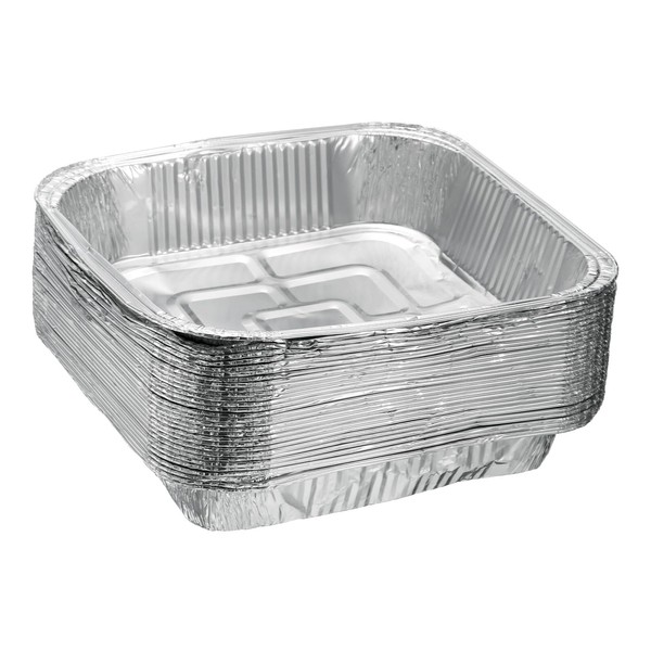 sourcing map 30pcs Aluminum Foil Pie Pans 8.07" Square Disposable