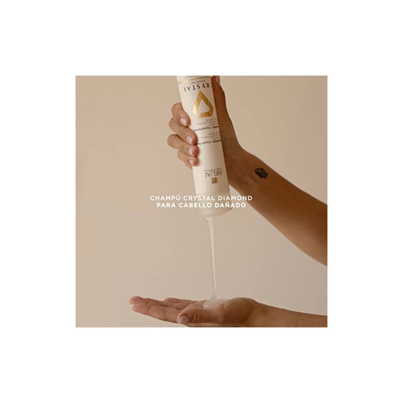 ARUAL - COSMÉTICA PROFESIONAL Crystal diamond shampoo para cabello danado