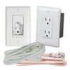 On-Q CPT7526-WH-R6 Pre Tamper Resistant Outlet Power Kit for Media