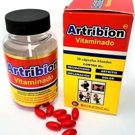 Atri Bion 30 Días RojoAntioxidant Dietary Supplement - 10 Microdoses of Vitamin B1, B2, B3, MSM, Glucosamine & Omega for Healthcare and Edible Fitness