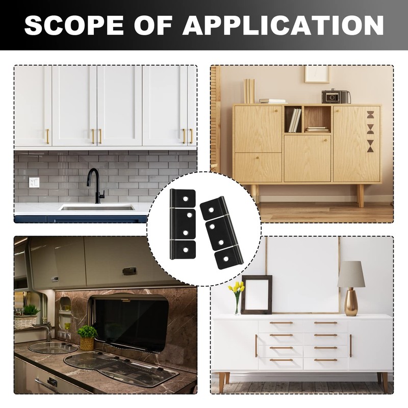 Three Leaf Non-Mortised Hinge for Mobile Home & RV Interior