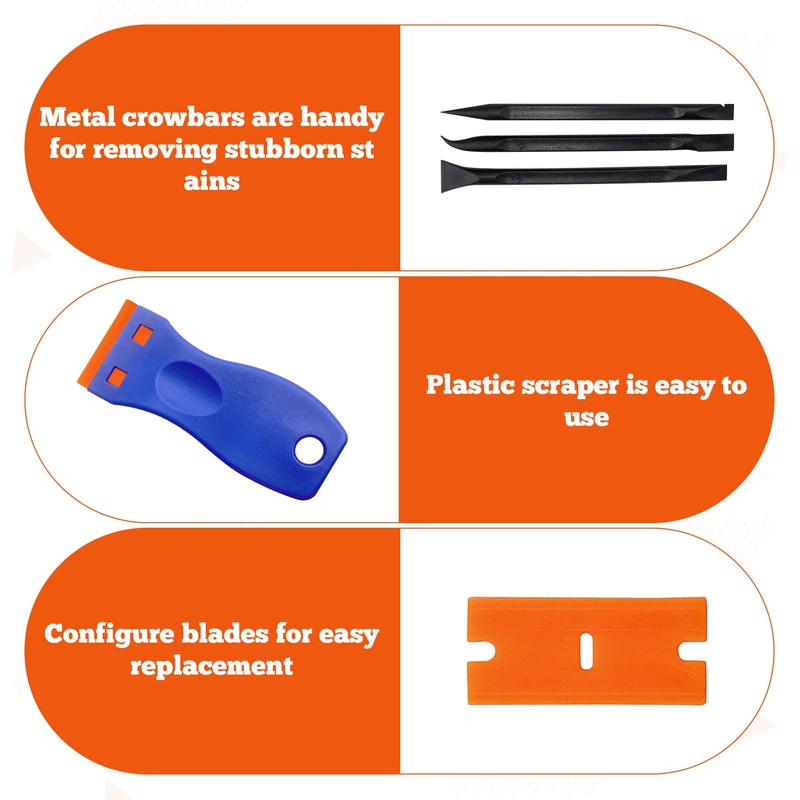 Plastic Scraper Tool Set,23PCS Plastic Scraper Tool Non Scratch,Plastic Razor