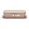 Patisse Ceramic Loaf Springform pan with Non-Stick Surface, Cream/Copper