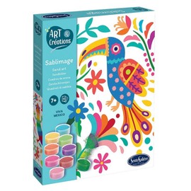 Sentosphere Sand Art Set Viva Mexico - 4 Boards, 16 Sand Colours, 3-8 Years