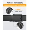 JUKMO 1.5" (38mm) Leather Ratchet Belt for Men in Gift
