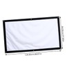 MERRYHAPY 1Pc High Brightness Projector Screen with Easy Installation Design