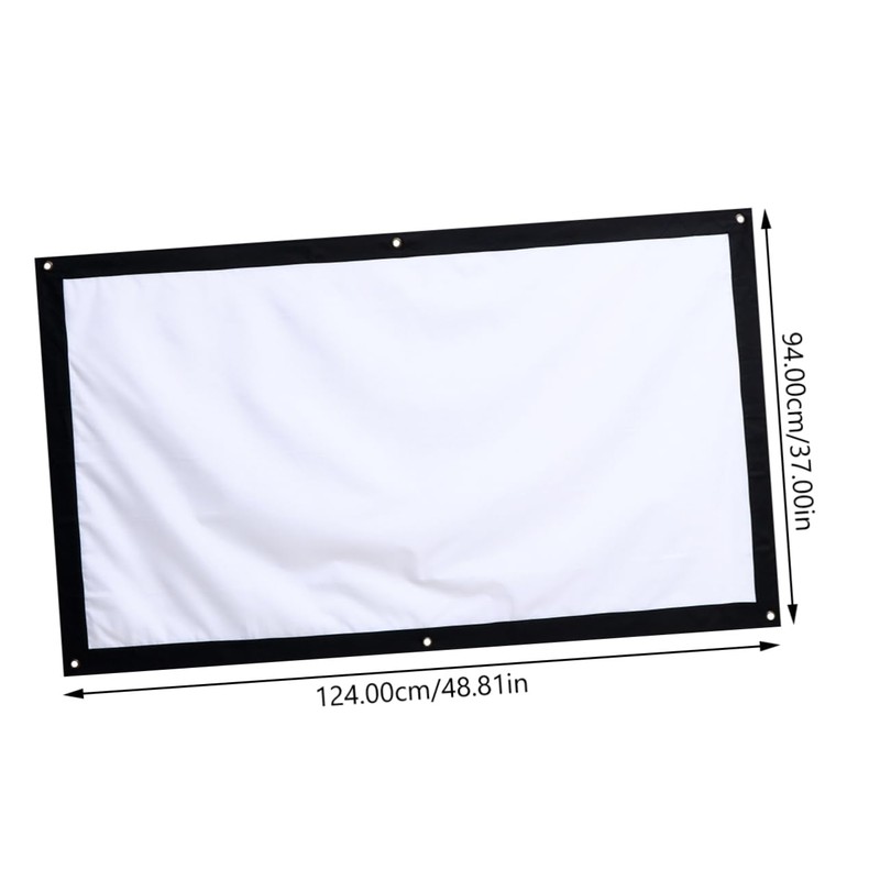 MERRYHAPY 1Pc High Brightness Projector Screen with Easy Installation Design