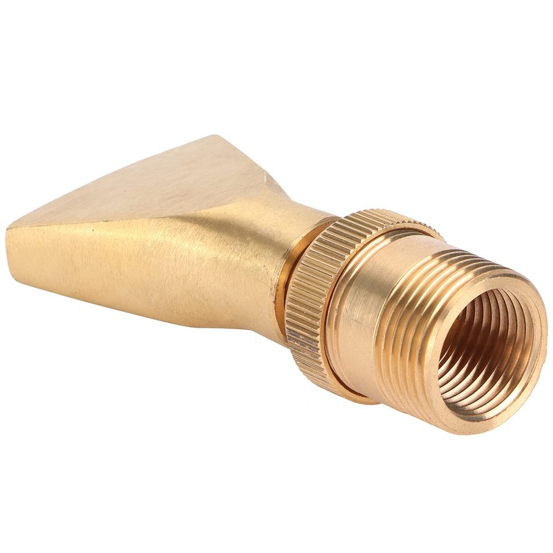 01 Fountain Nozzle, Water Fountain Nozzle Fan Shaped Brass Fountain