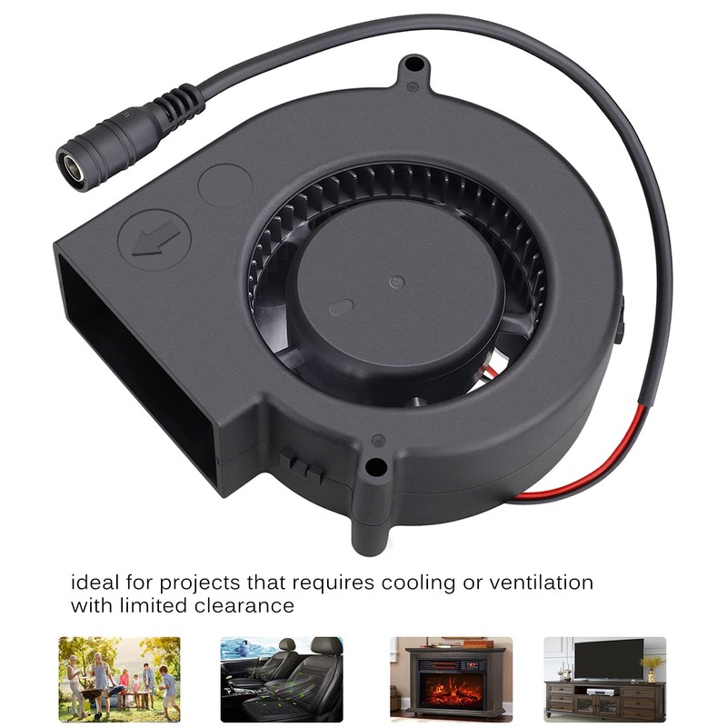 GDSTIME 97mm x 33mm DC Blower, 110V 220V AC Powered