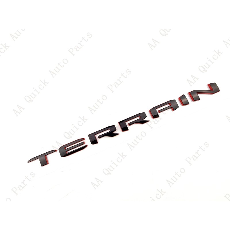 GMC 6PCS Gloss Black Red Door Rear Terrain SLT AWD