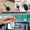 ANHBKAR Leather Keys Sleeve for Broken Car Key Loop Replacement