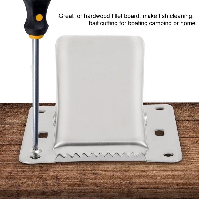 Fish Clamp, Stainless Steel Ffilleting Clip Fish Cleaning Tools Fillet