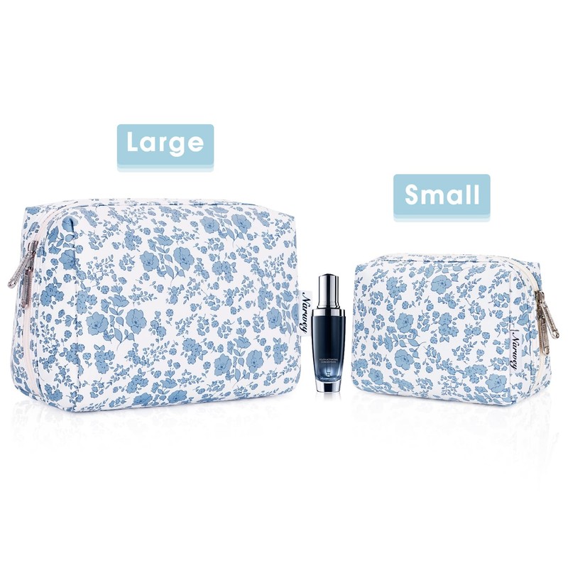 Large Makeup Bag Zipper Pouch Travel Cosmetic Organizer for Women
