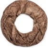 styleBREAKER Ladies Loop scarf with snake phyton pattern and glittering