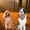 Agroon Fall Dog Bandanas Small 3PCS, 6 Pattern Thanksgiving Scarf