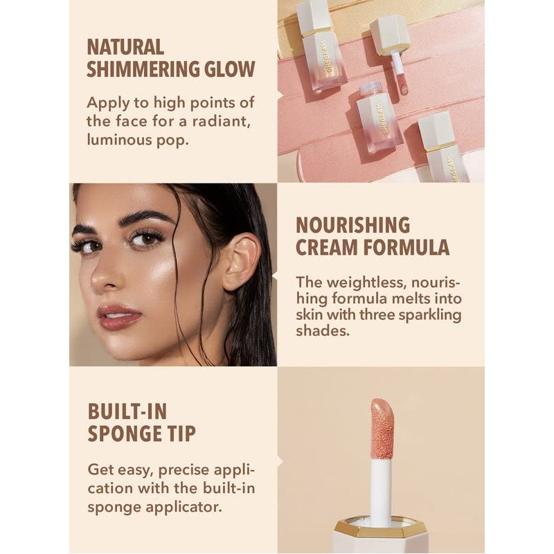 Sheglam Iluminador Líquido Glow Bloom Larga Duración (Vanilla Frost) 20.0