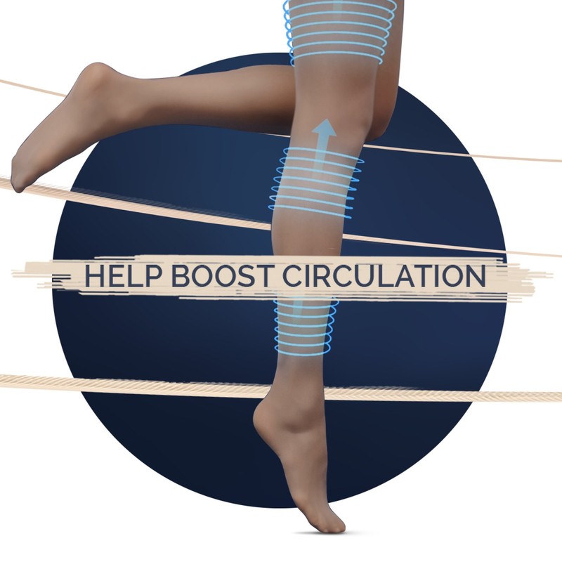 Scholl light legs tights with compression function, 20 DEN 109604852