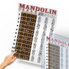 Laminated Mandolin Fretboard Notes & Easy Beginner Chord Chart 11"x17"