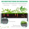 SLSY 5 Tier Garden Planters Raised Beds Freestanding Plant Stand