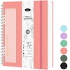 Mlife Notebook A5 Dotted,Bullet Dot Journal,300Page Spiral Notebook,100g/M² Ink-Resistant Paper,PVC
