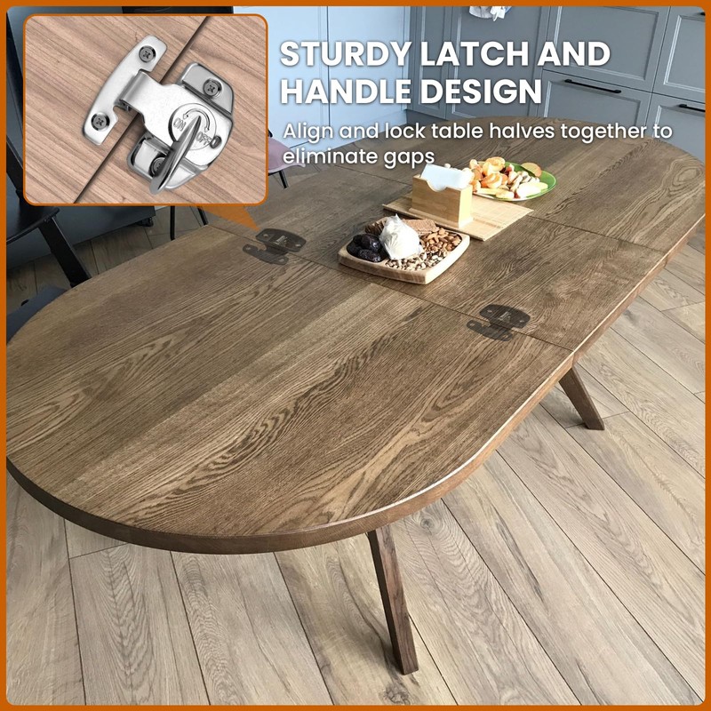 ZIUZI 6 Sets Table Leaf Latch Lock Hardware Heavy Duty