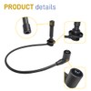 GOLKNHA Spark plug ＆ Cap Wire Kit for Kawasaki KAF820