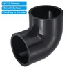 PATIKIL UPVC Pipe Fitting Elbow 75mm Socket, 90 Degree Adapter