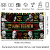 Juneteenth Backdrop Happy Juneteenth Banner African American 19th June 1865