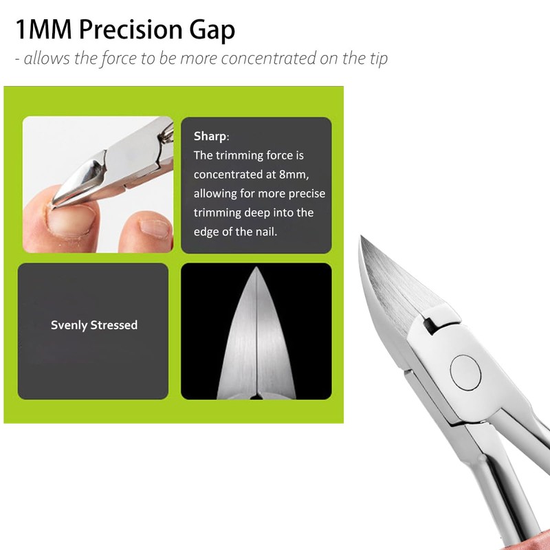 Nail Clippers for Thick Nails, Professional Heavy Duty Toenail Clippers