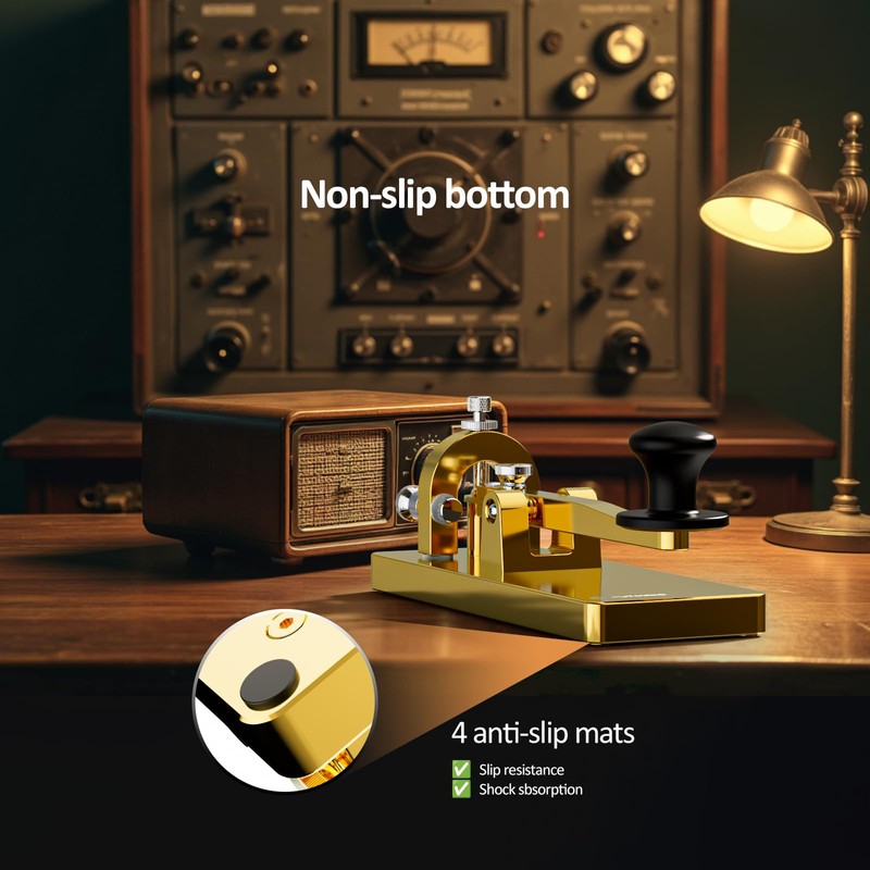 CW Telegraph - Heavy Duty Stainless Steel Classical Morse Code