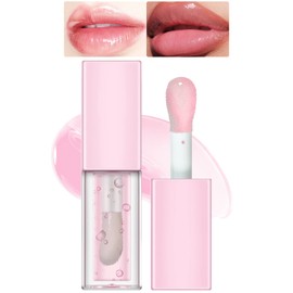 Prreal Lip Oil Tinted, Lip Oil Plumping Moisturising Lip Glow Oil, Nourishing Glossy Glass Lip Gloss Plumping, Shine Lip Tint Nourishing Repairing Reducing Lip Lines Lip Makeup (02)