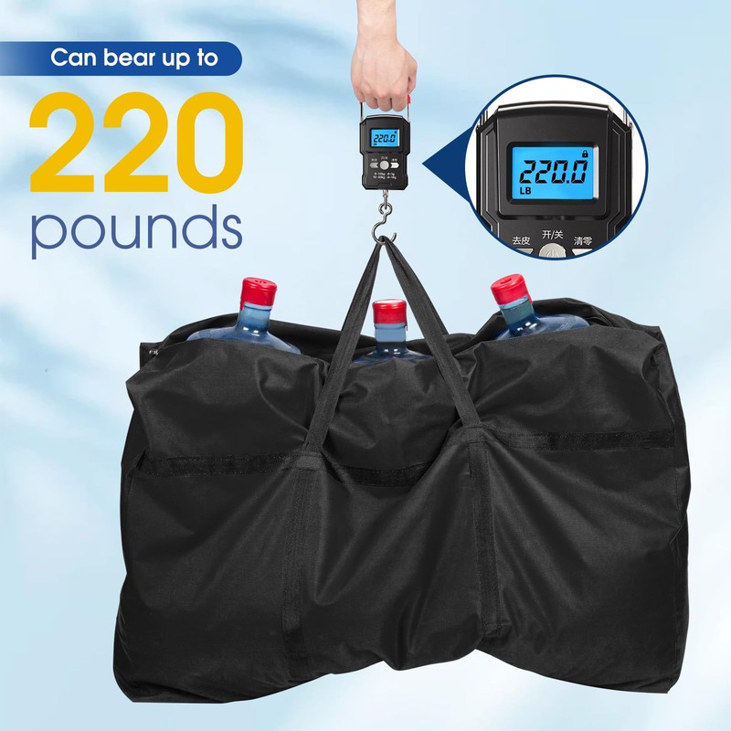 YiMiLiu 180L Extra Large Storage Bag Waterproof Luggage Bag Heavy