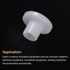 sourcing map 24pcs Flanged Sleeve Bearings Plastic Bushings ID 6mm