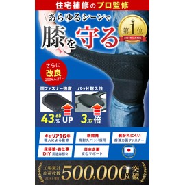 Knee Pads for All Occasions, For Work [Knee Pads Supervised by Professional Repairs] For Cleaning and Work, Knee Support, Both Knee Set, SuG, M Gray