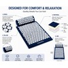 Acupressure Massage Mat and Pillow Set for Relaxation, Yoga Recovery