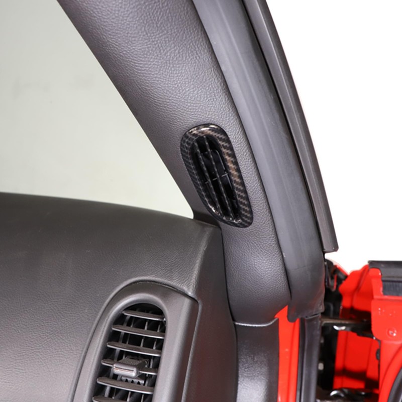 PIUGILH Car ABS A-Pillar Air Vent Covers Fit for C6