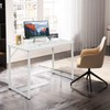 COSTWAY Home Office Computer Desk, 40 inch Modern Simple Writing