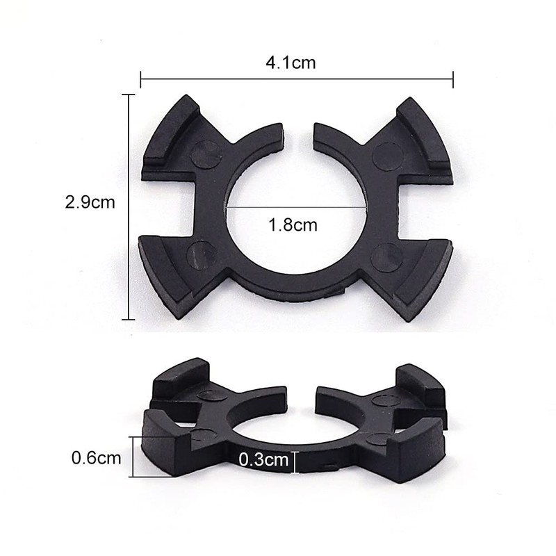 YnGia H1 LED Headlight Adapter, 1 Pair H1 LED Bulb