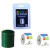 geo-versand Nano green magnetic with 2 log strips, geocaching hiding