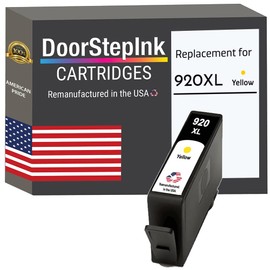 DoorStepInk Remanufactured in The USA Ink Cartridges for 920XL CD974 1 Yellow for HP Officejet 6000 6500 6500a 7500a 6500a Plus