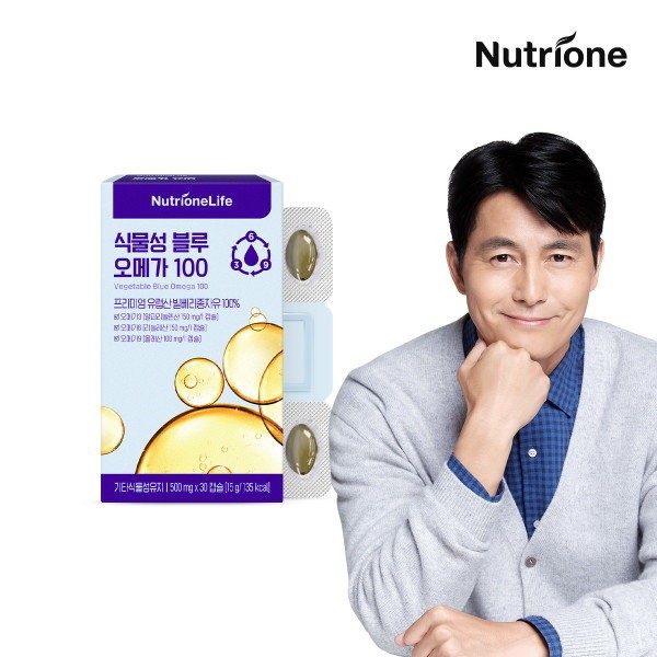 Nutrione Life [Nutrione] Vegetable Blue Omega 100 1 box (1