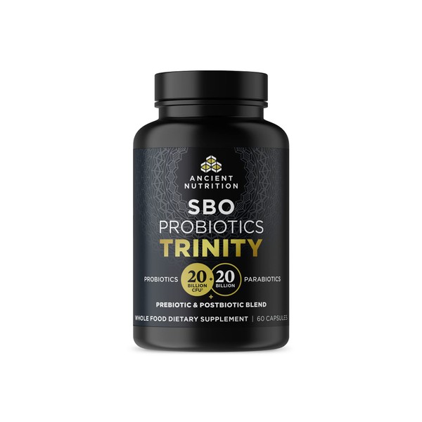 Ancient Nutrition Ancient Nutrition SBO Probiotic Trinity Daily Care, Probiotics