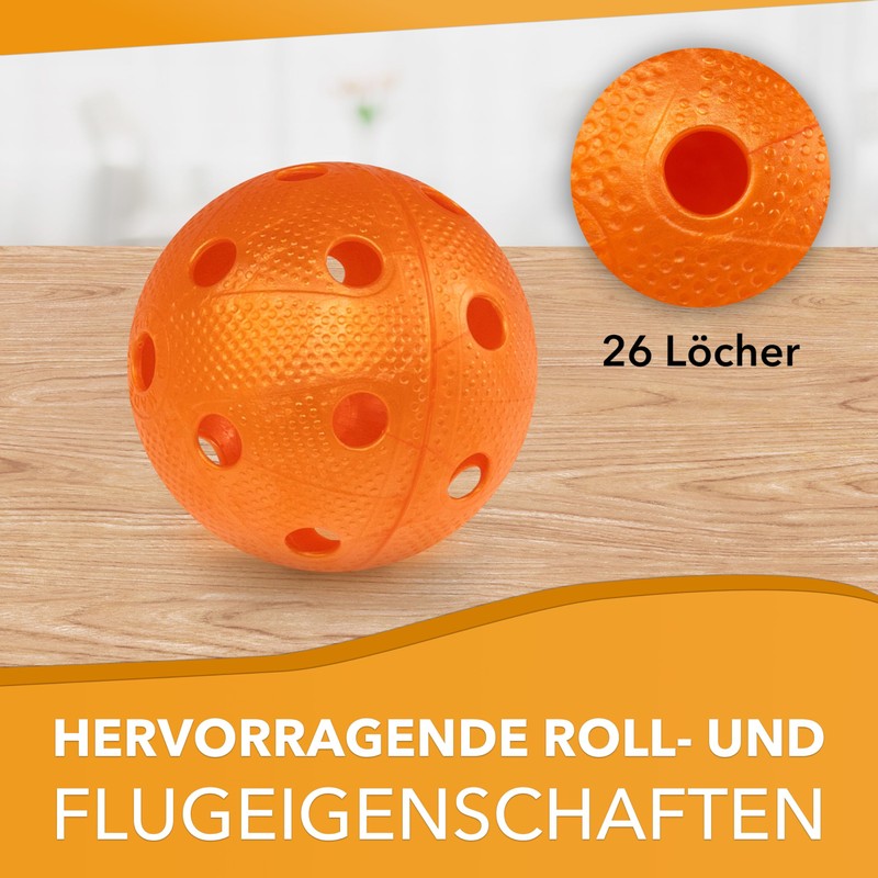 Fat Pipe Floorball Unihockey Ball Team Set of 24 Fat