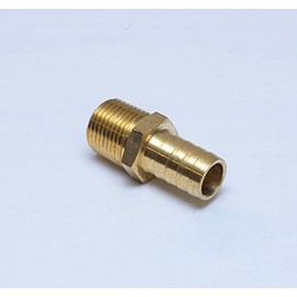 Hose Barb To Male Pipe - Brass - 5/8" Id X 1/2" Mnpt
